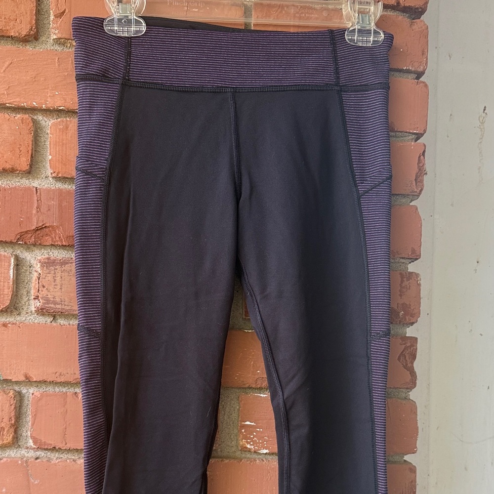 Black and Purple Leggings